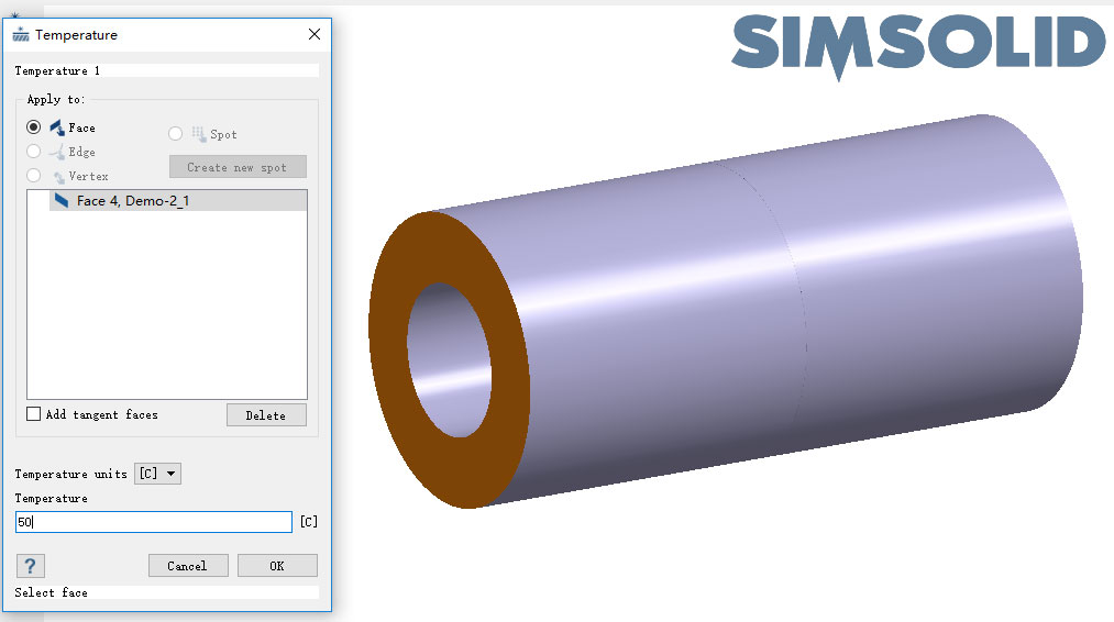 SimSolid熱分析案例